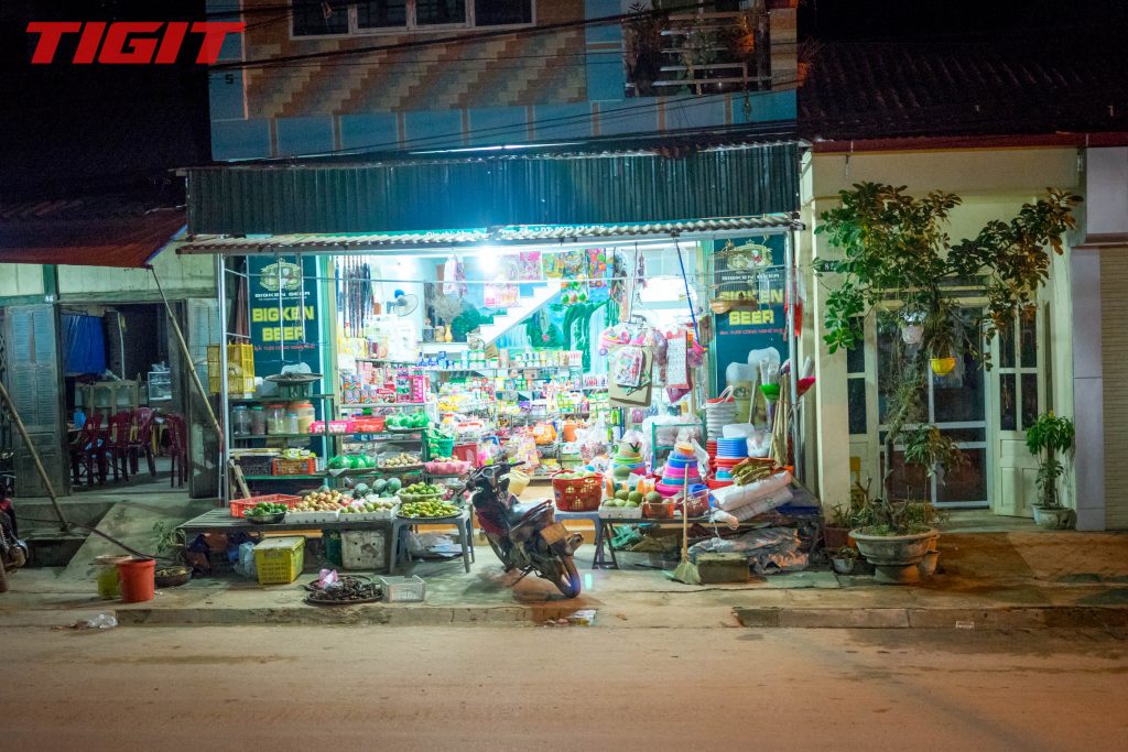 a countryside convenience store in Vietnam