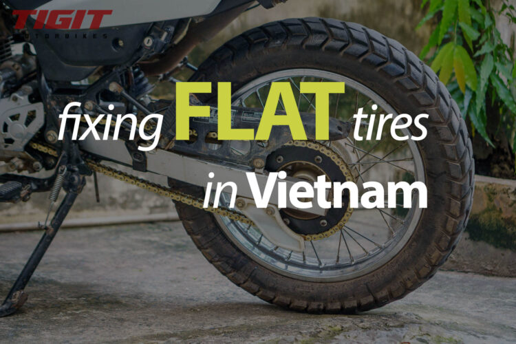 How to fix flat tires in Vietnam