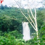 Bo Bla Waterfall climb down