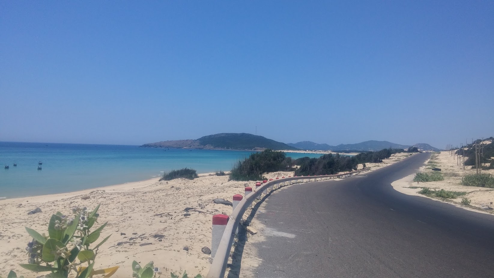 Coastal highway near Nha Trang Coast near Nha Trang