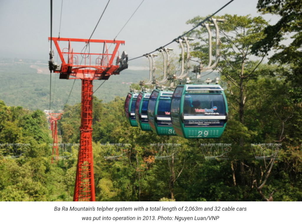 Ba Ra Cable Car Near Phuoc Long