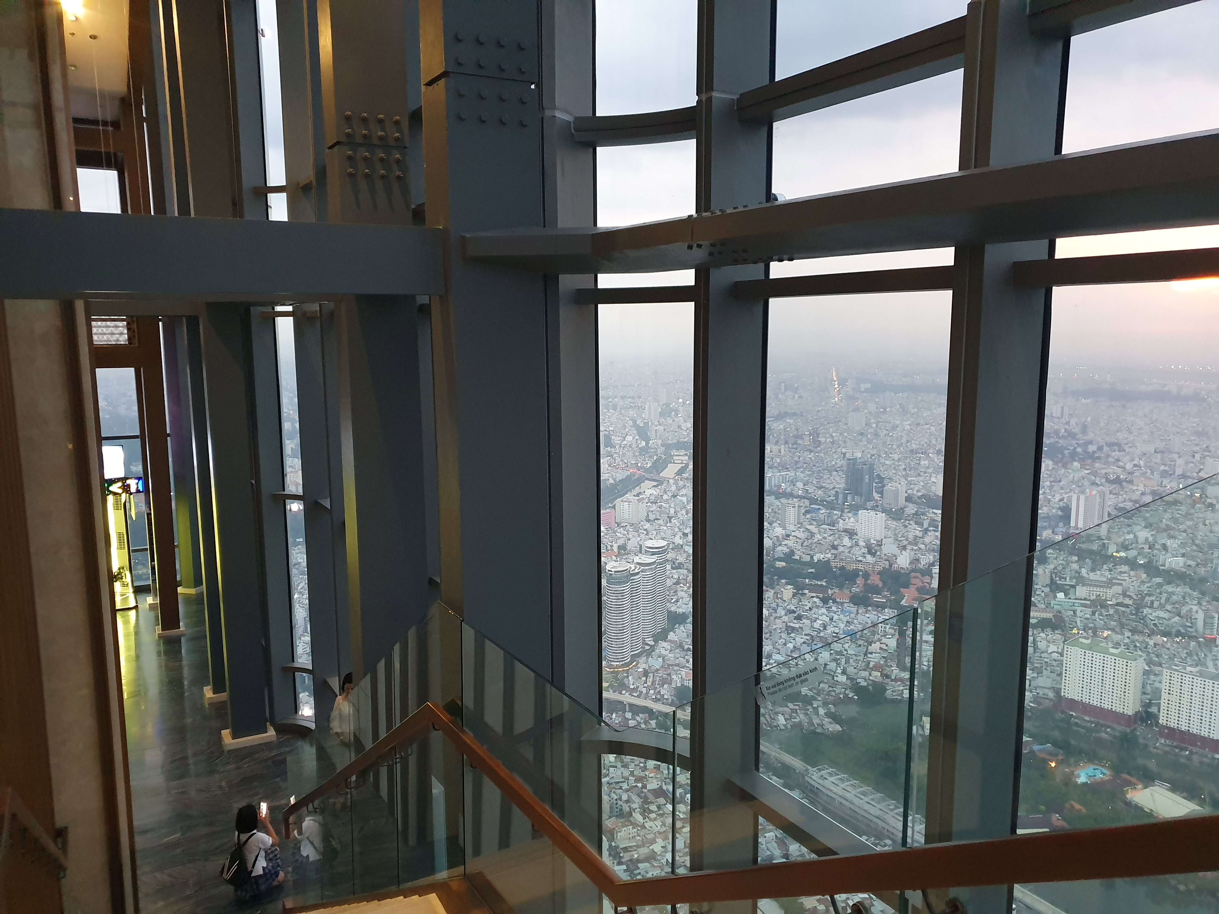 Stairs of landmark 81