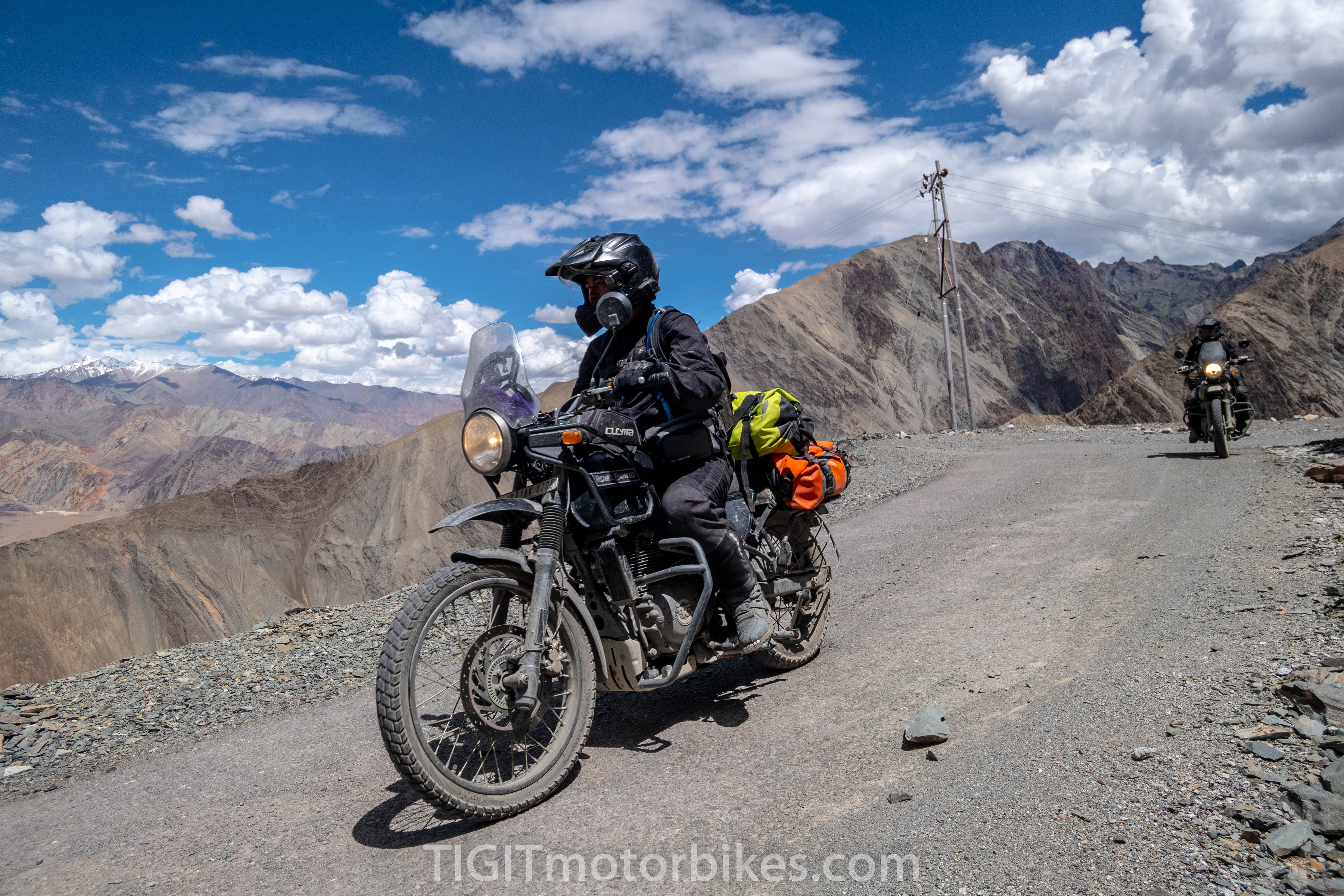 Narrow roads in the Himalayas