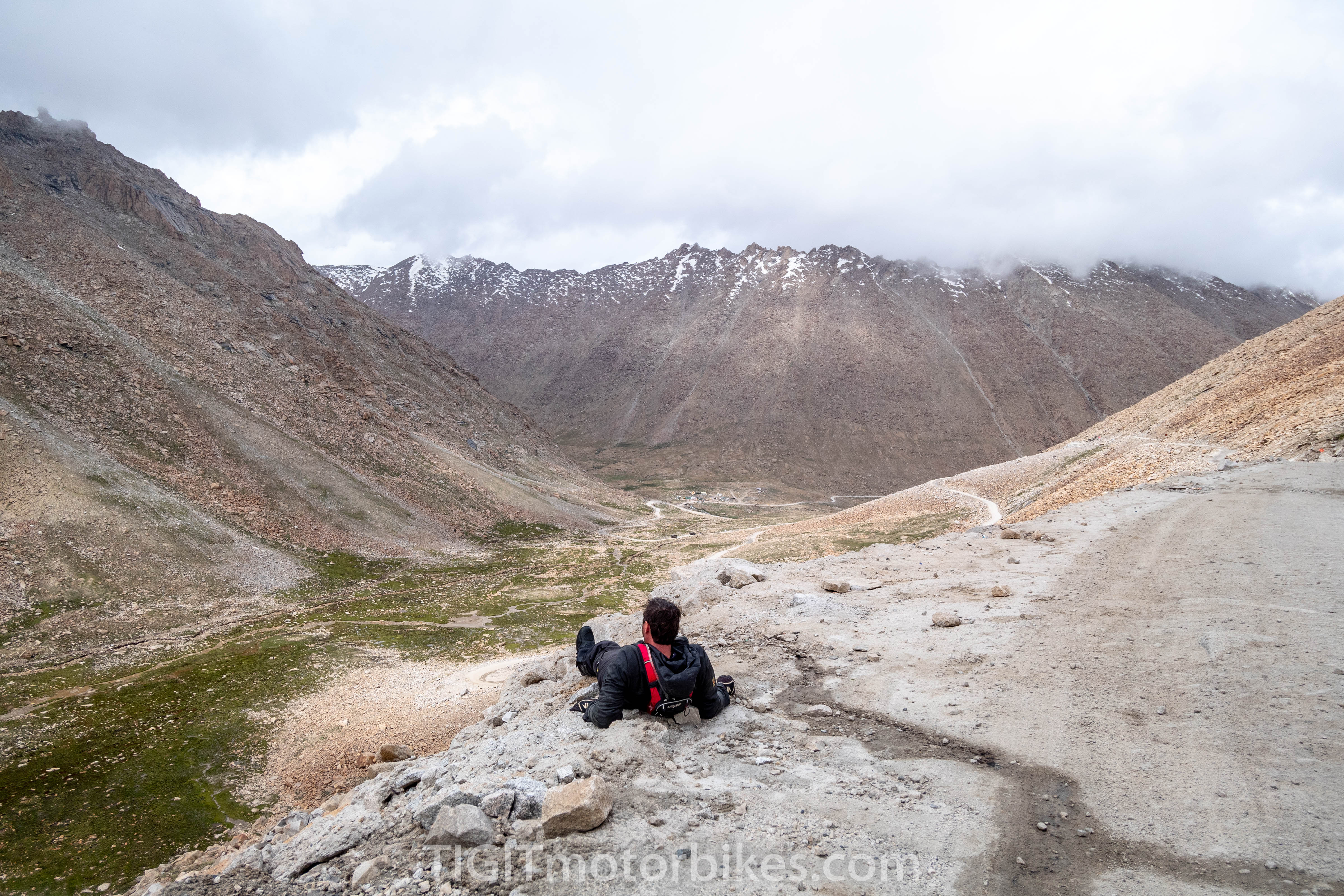 Overlooking a Himalayan Mountain