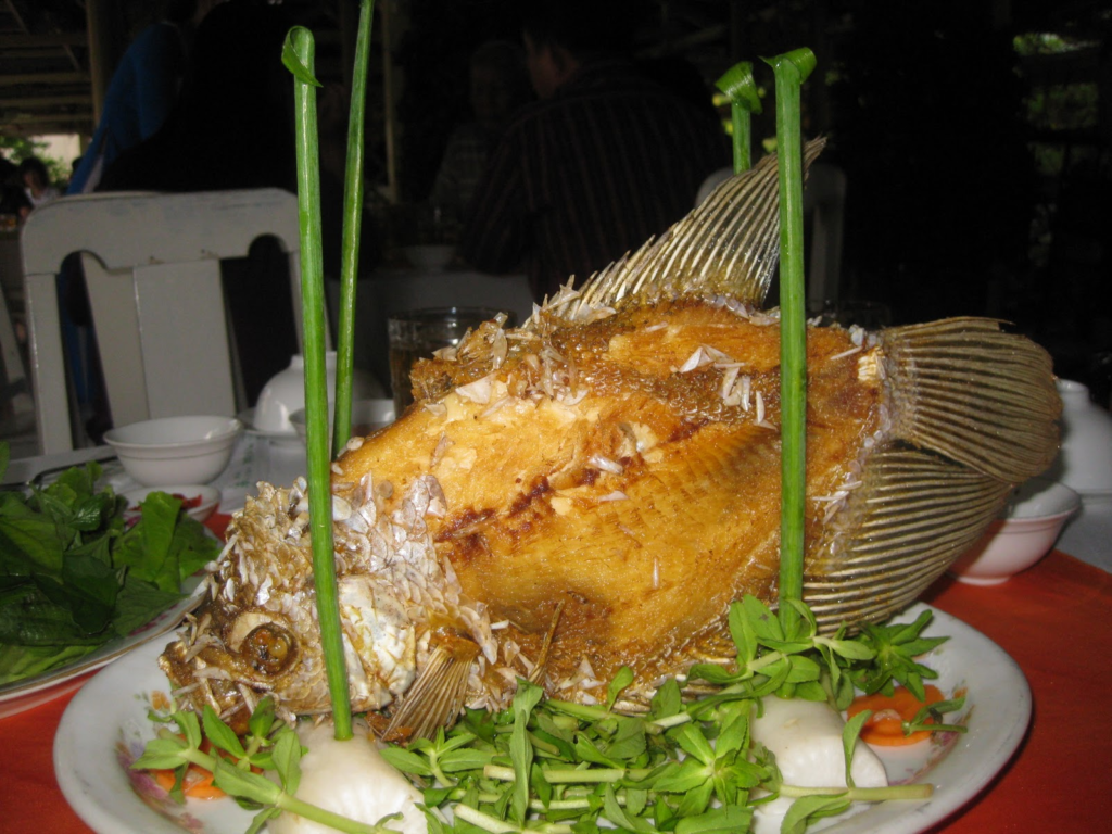 Elephant ear fish Fried elephant ear fish
