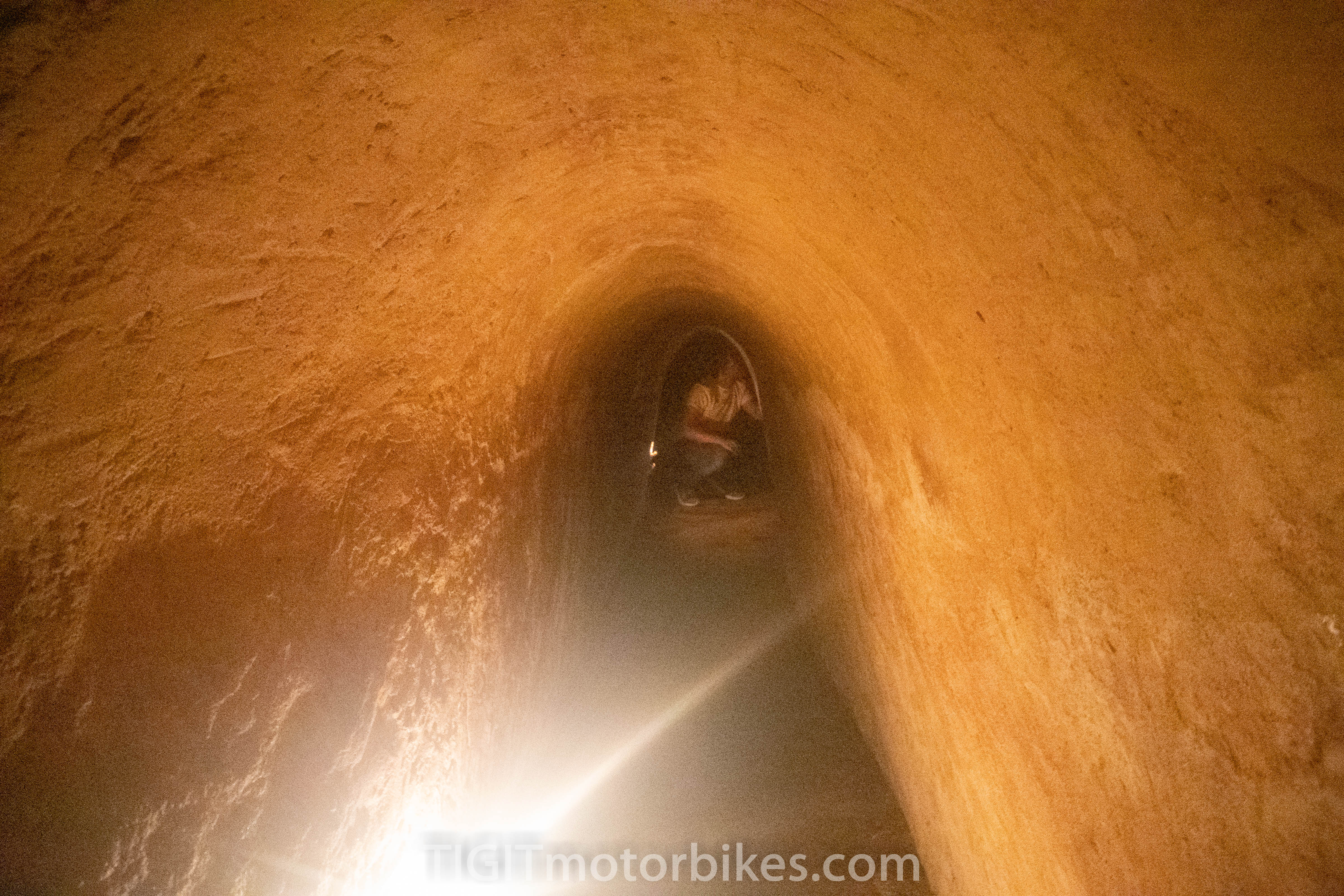 inside the Cu Chi Tunnel