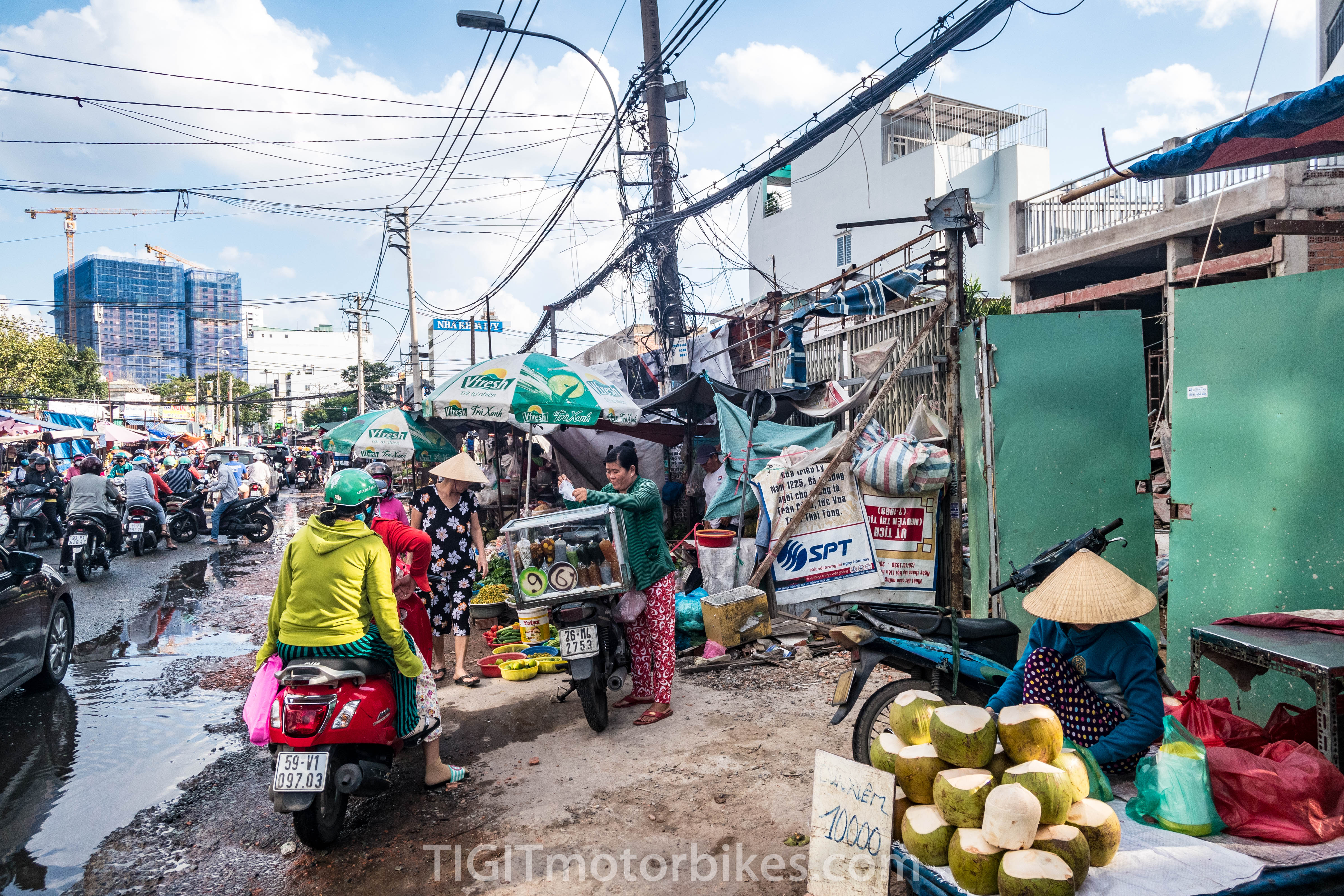 Busy Markets in Vietnam