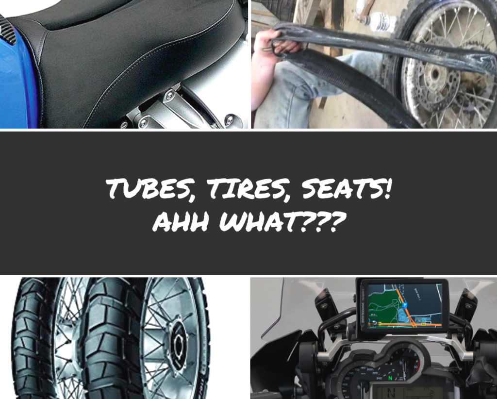 Tubes, Tires, Seats