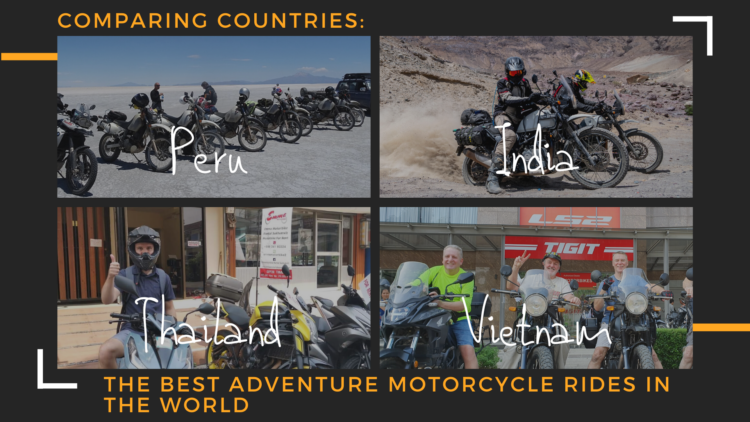 Comparing Countries: The Best Adventure Motorcycle Rides in The World