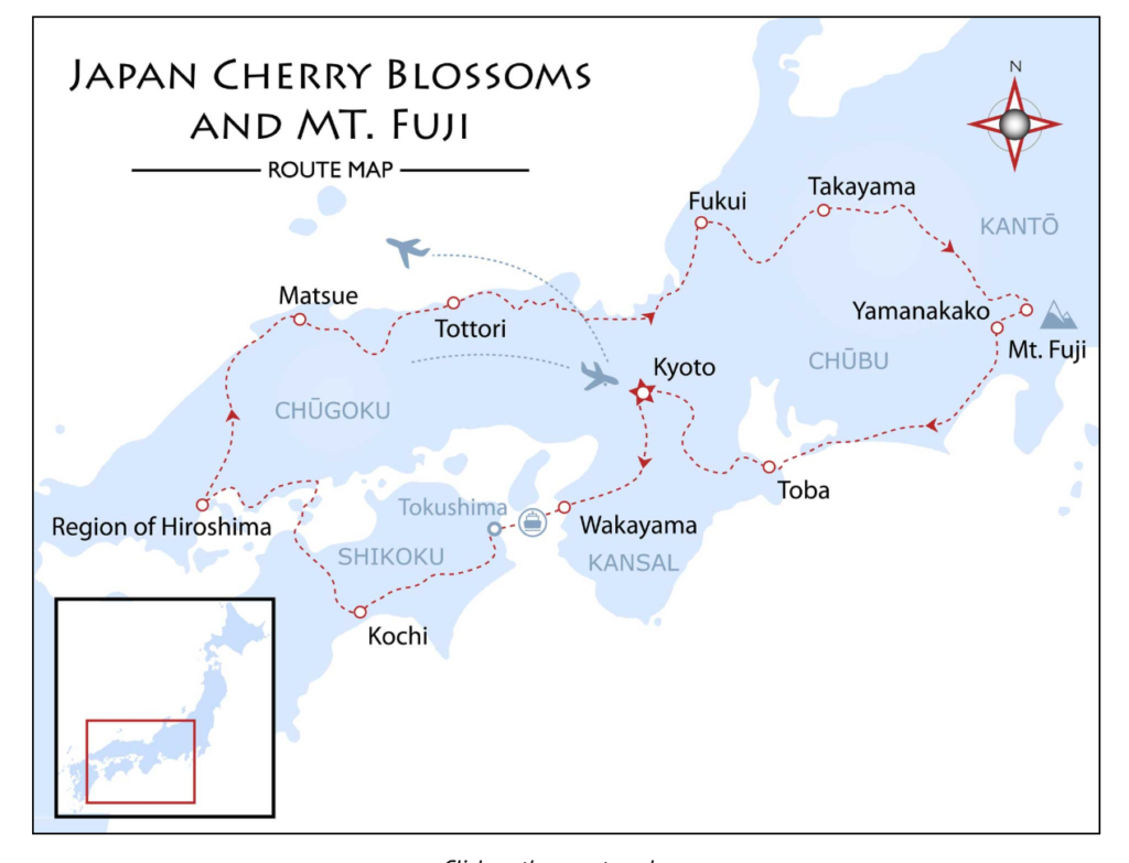 Japan Cheery Blossom Tour